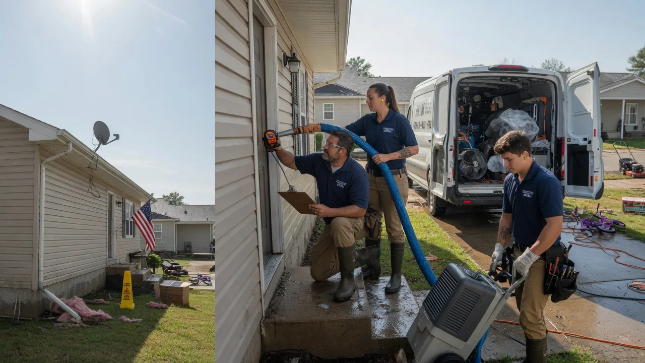 Ceiling Water Damage Restoration in Como, NC near me